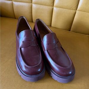 Camper Burgundy Loafer